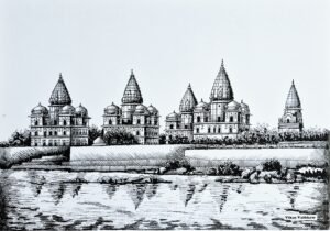 Kanchana Ghat, Orchha, MP